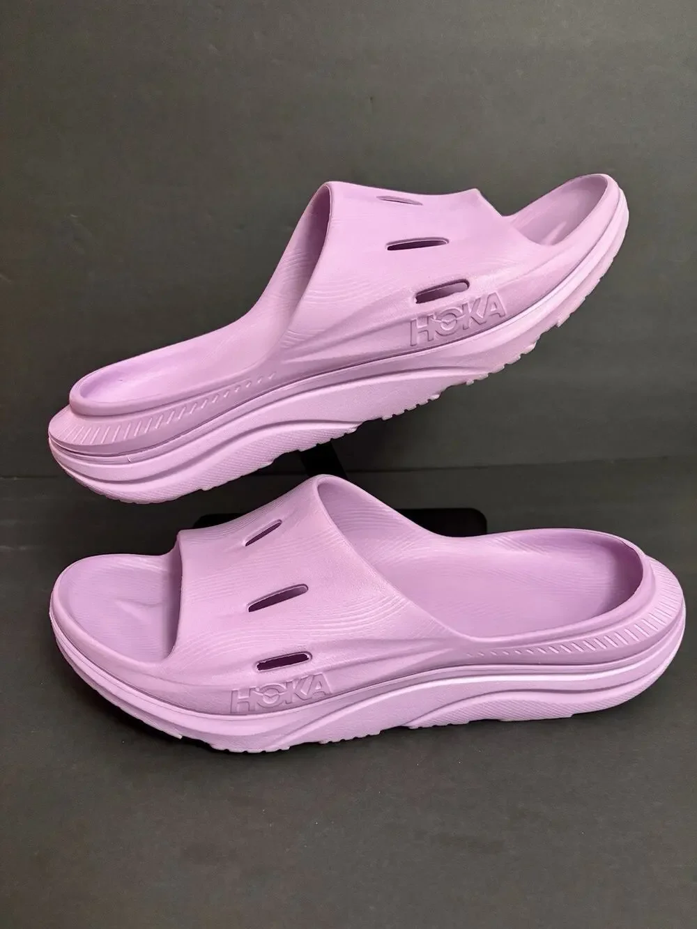 Hoka Ora Recovery Slide 3 Violet Bloom Slides Size 12